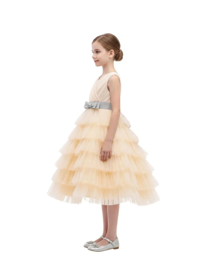 D'Daniela D'Daniela Party Blush  Dress Beige